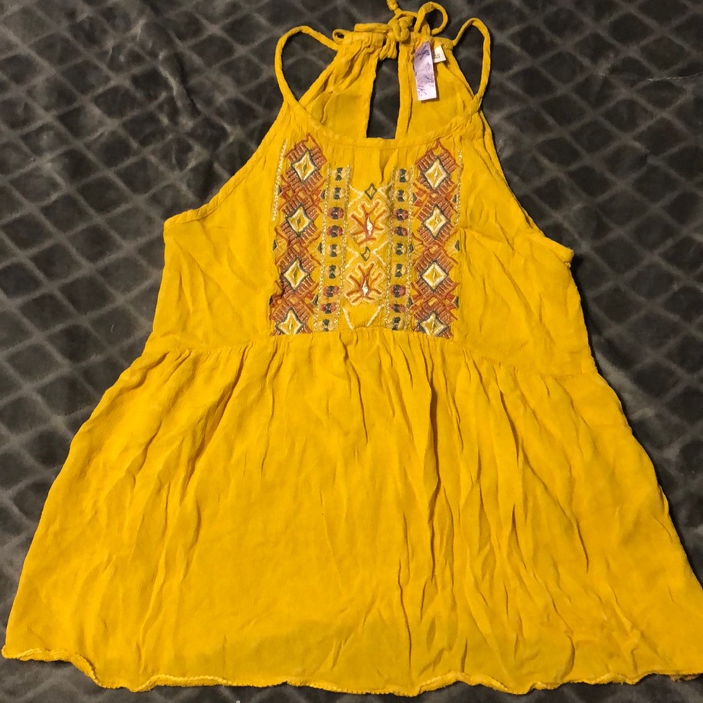 Gold/yellow boutique blouse